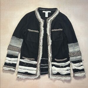 diane von furstenberg black cardigan